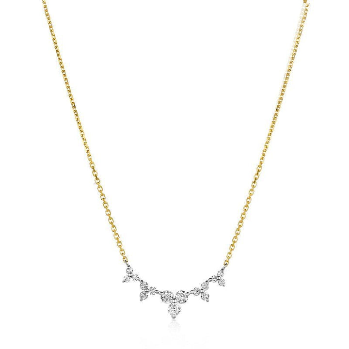 Diamond Pendant on a 14k Gold Chain