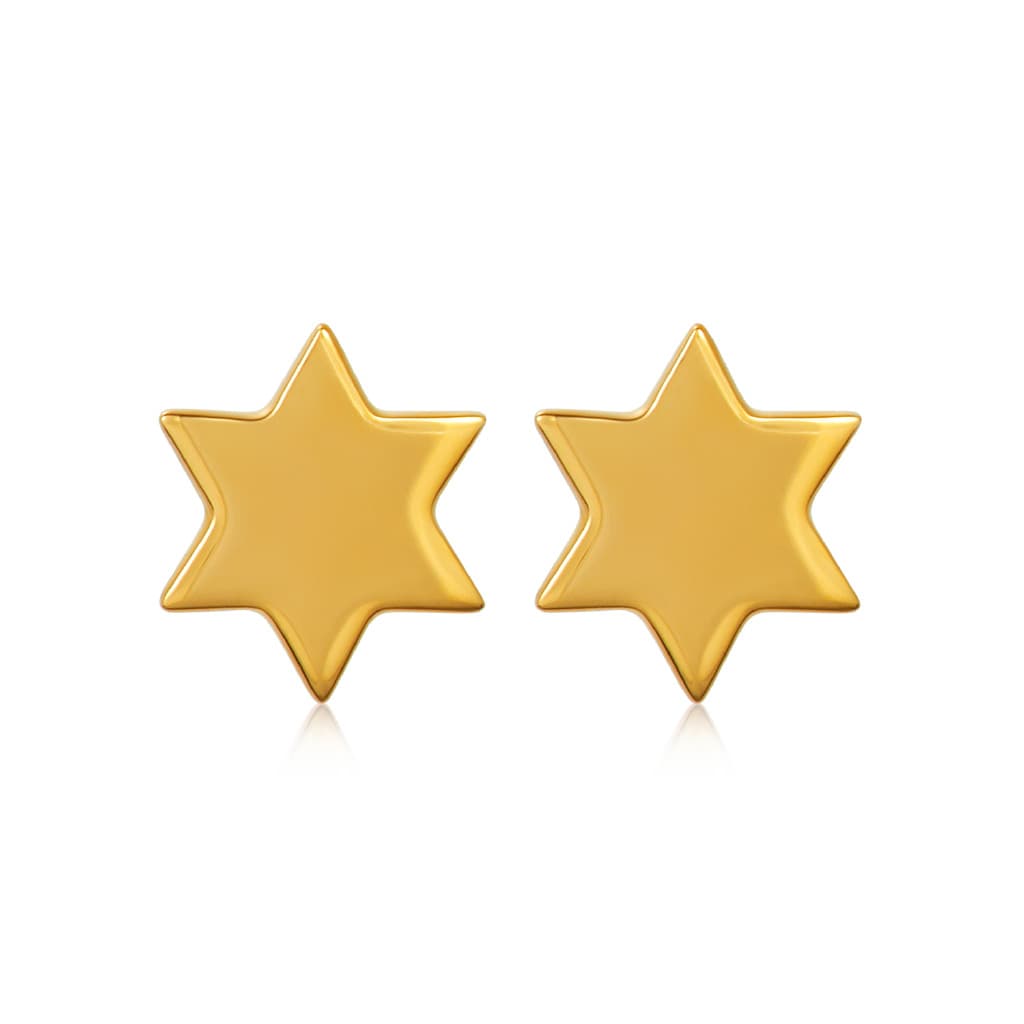 six point star earring