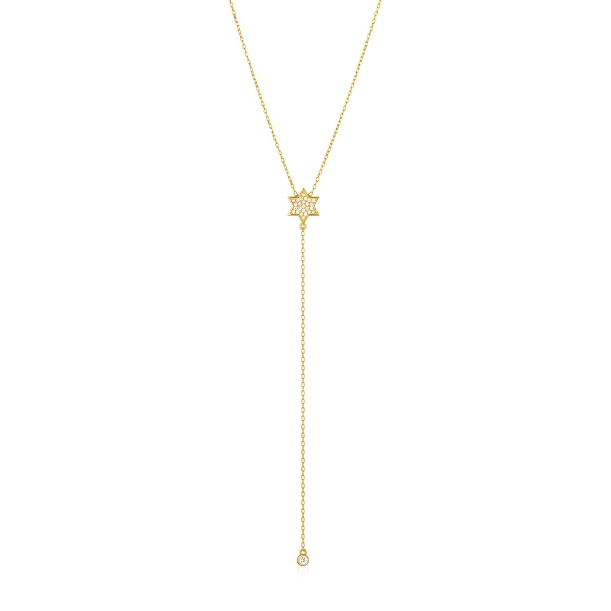 Jewish Jewelry Lariat Style Necklace