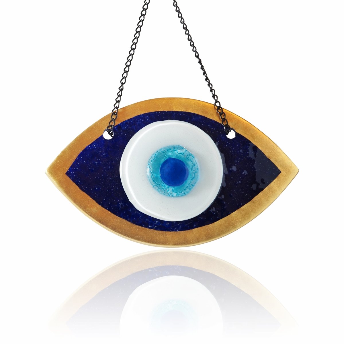 Evil Eye Fuse Glass Home Blessing