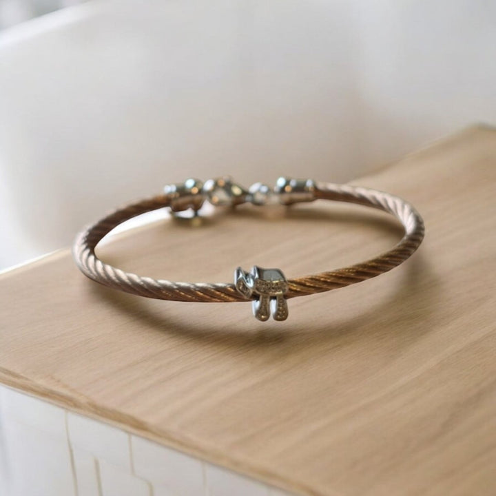 Diamond Chai Cable Bracelet for Women