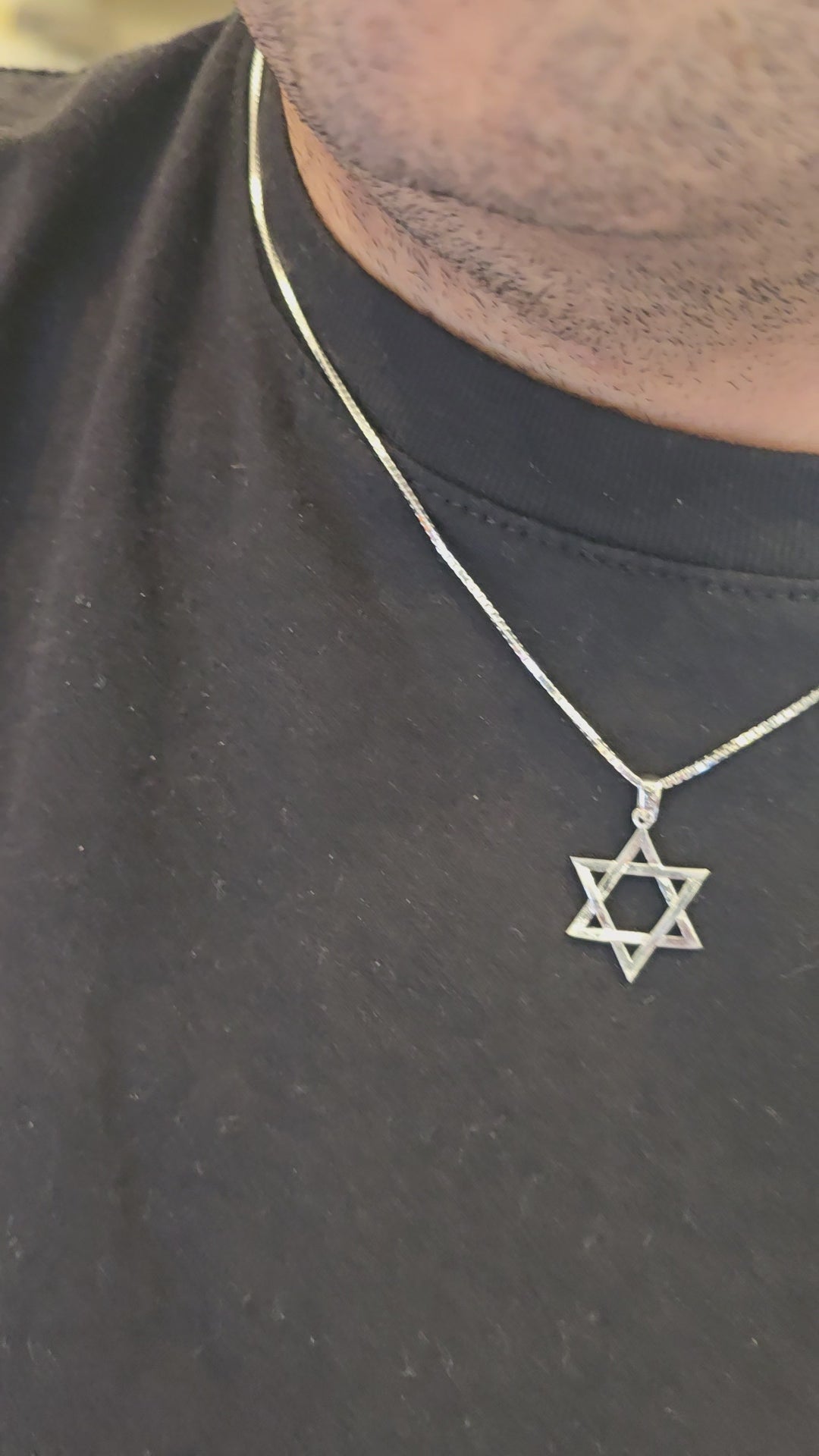 silver jewish star video