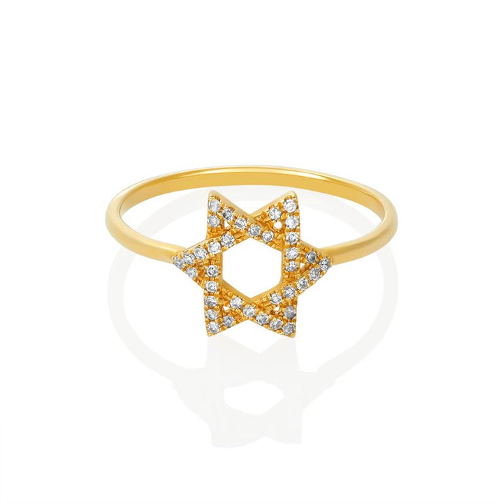 jewish star ring