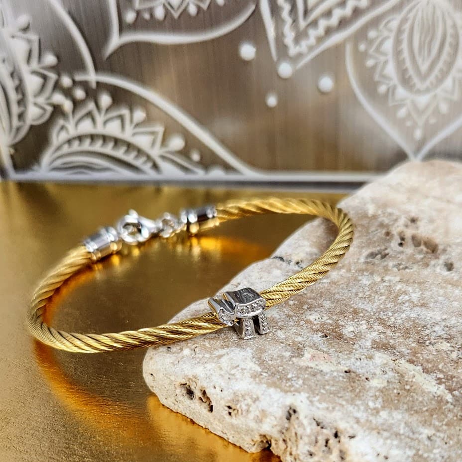 Diamond Chai Cable Bracelet for Women