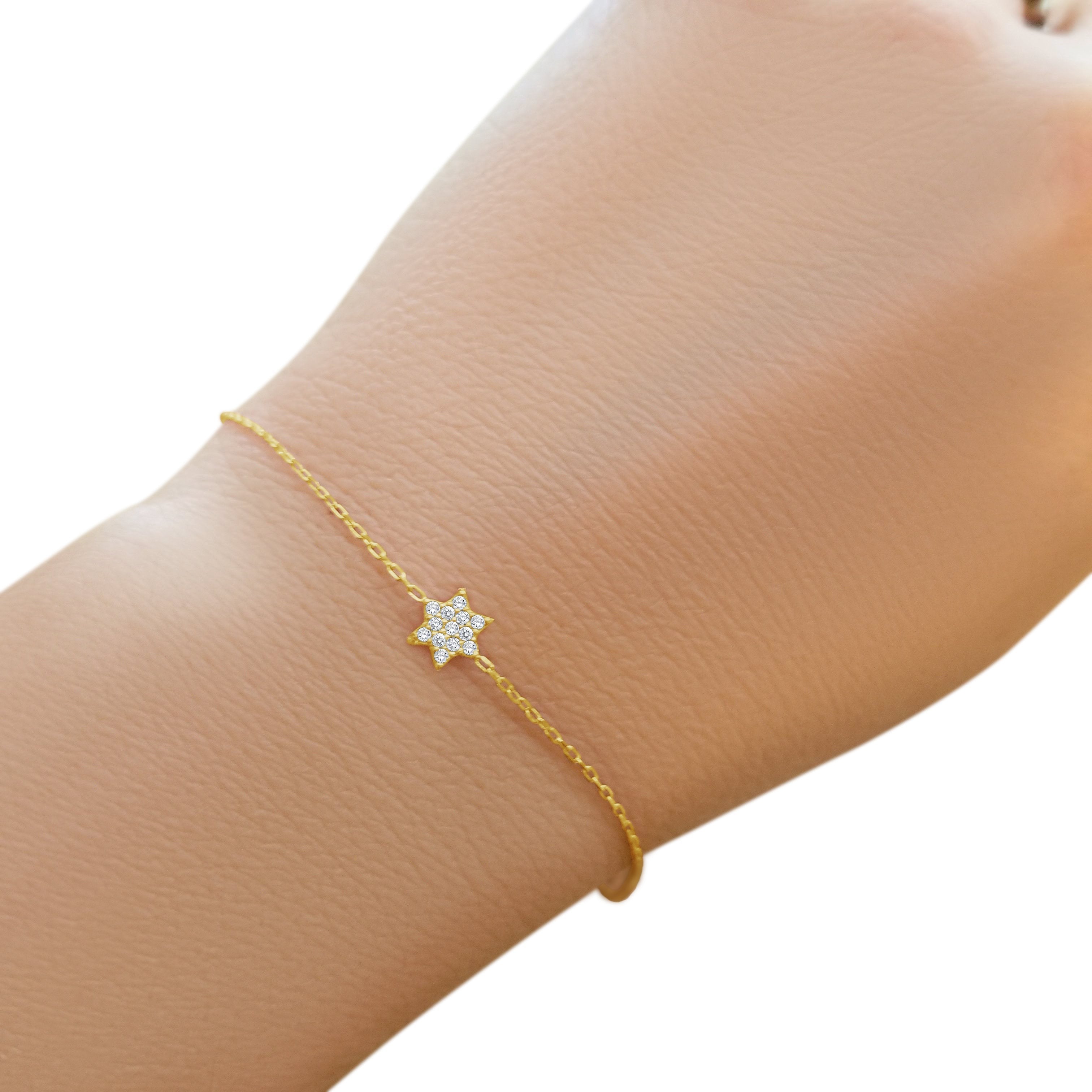 Jewish star bracelet deals