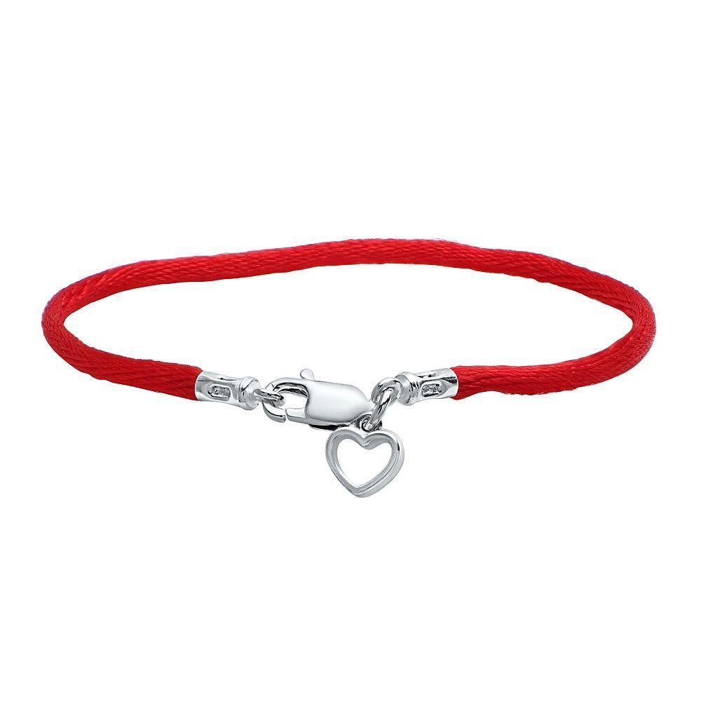 Red string bracelet hot sale with heart