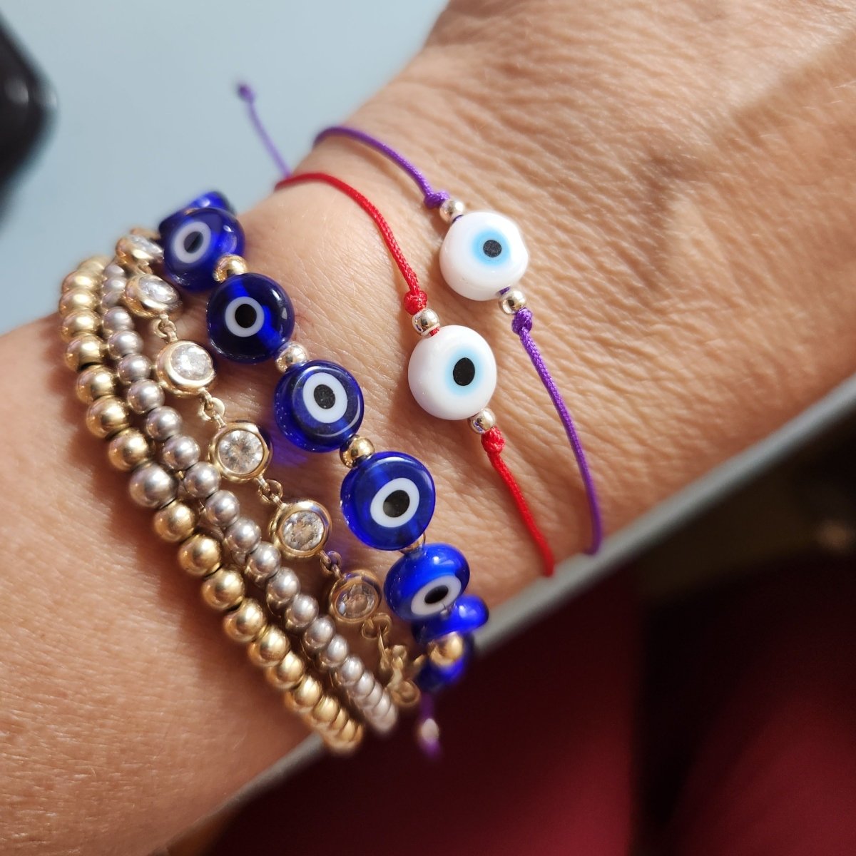 Evil Eye Macrame Bracelet – The Bead Shop