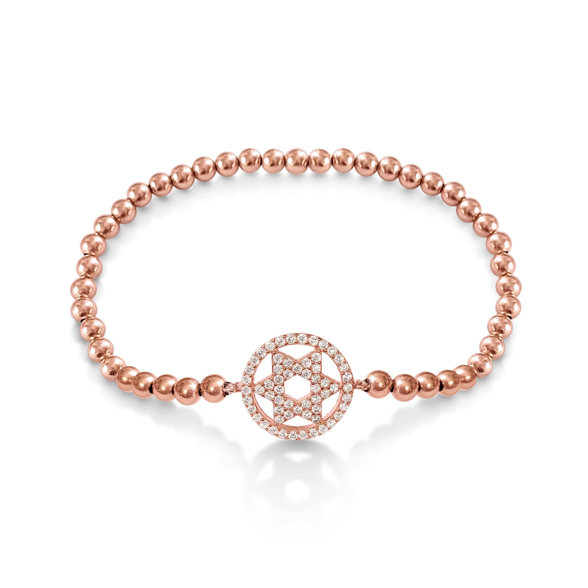 david star bracelet in rose gold