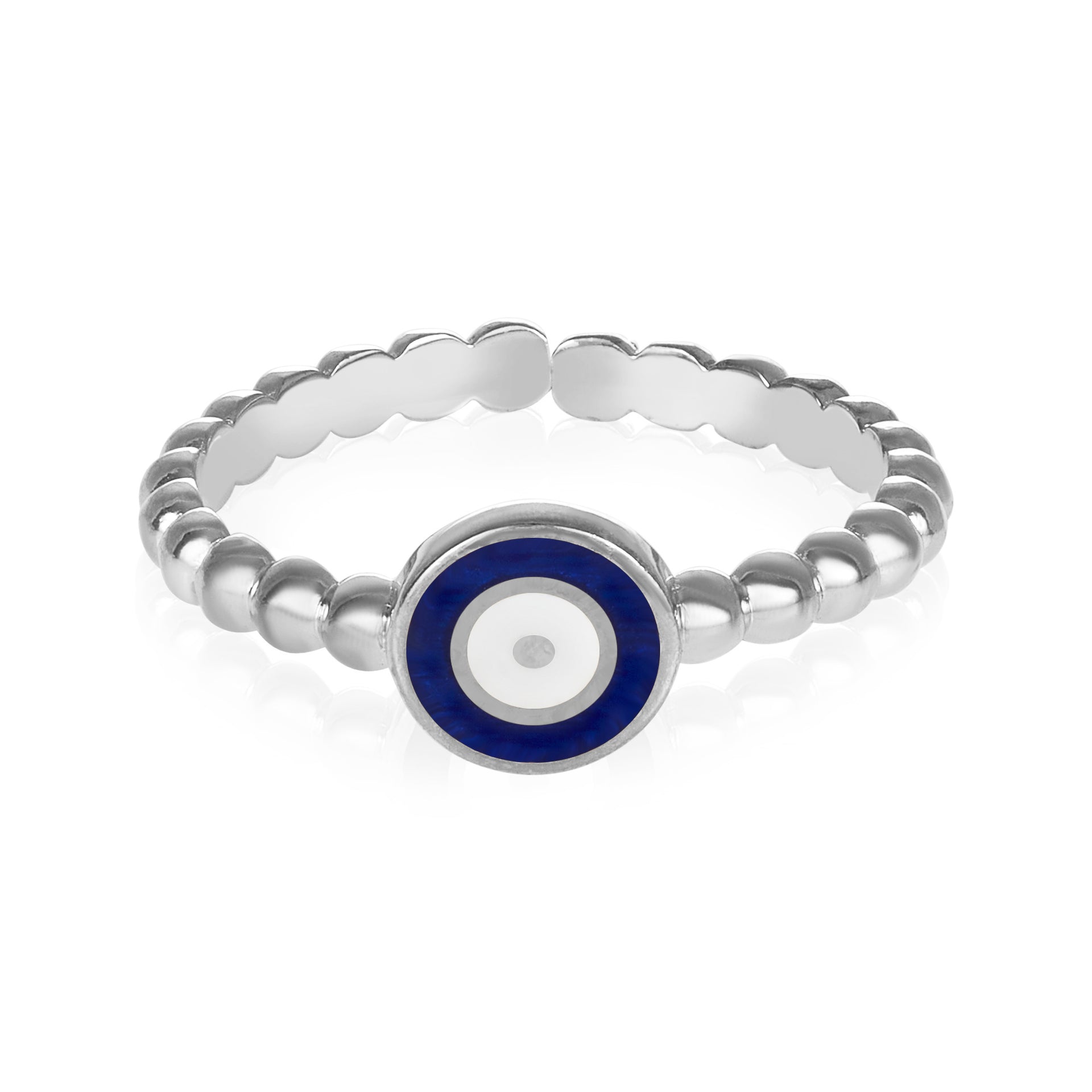 Round Evil Eye Ring