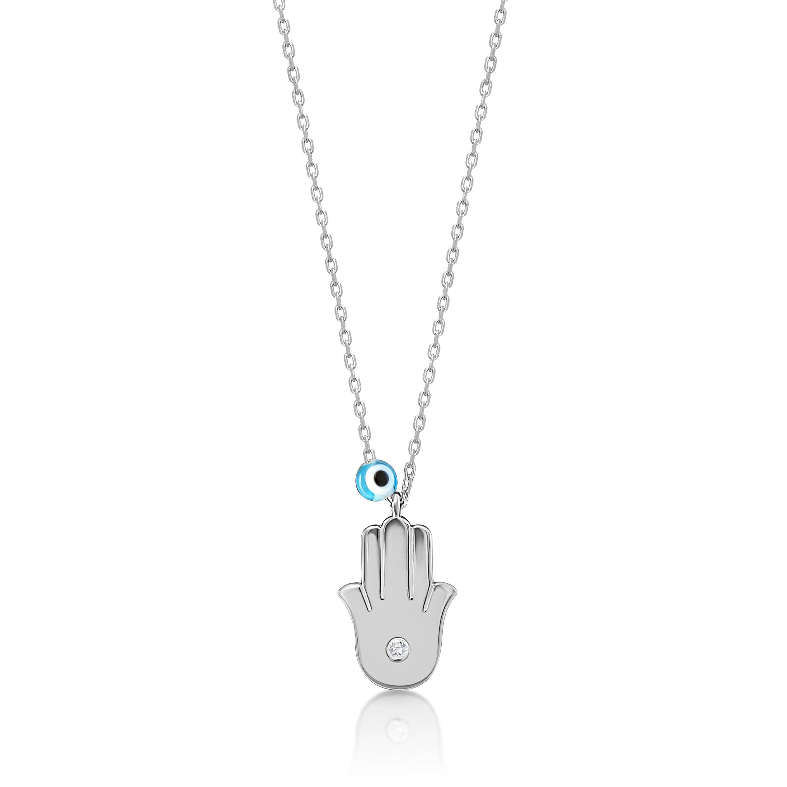 925 Silver Hamsa Hand Pendant, Dainty Hamsa Hand Pendant, Handmade Hamsa Hand Pendant, Gemstone Hamsa Hand Pendant, Hamsa Hand Charm shops Pendant